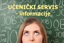 Obavijest o radu učeničkog servisa